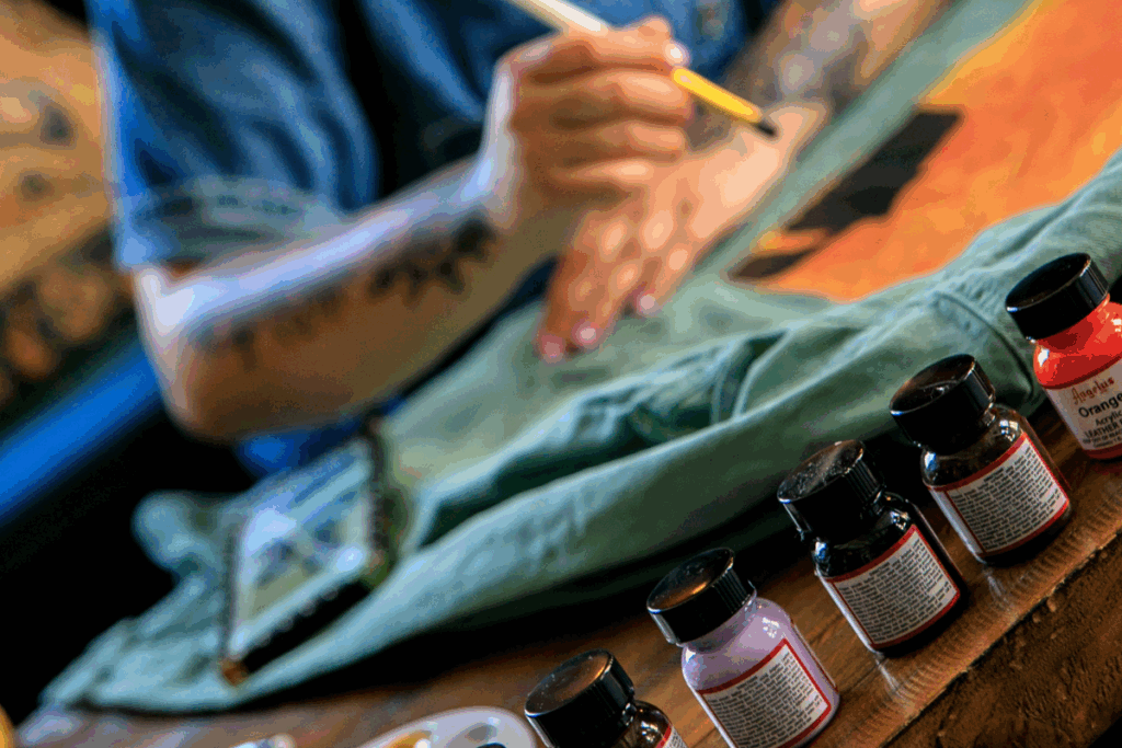 ręczne malowanie ubrań